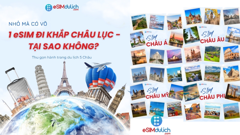 eSIM du lịch Croatia và Châu Âu