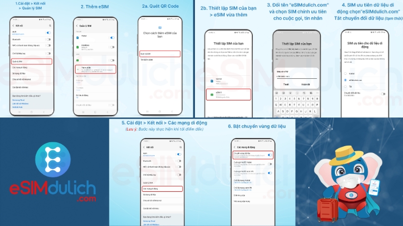 Cài đặt eSIM du lịch Hy Lạp