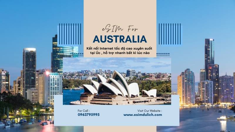 eSIM du lịch Úc 