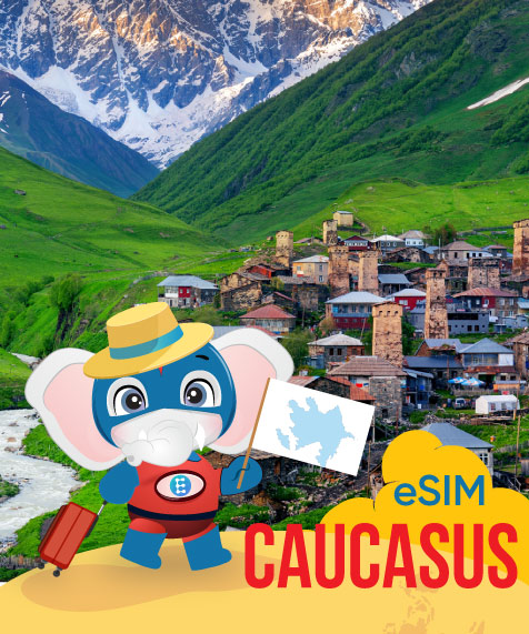 Caucasus Mountains - 3 Countries