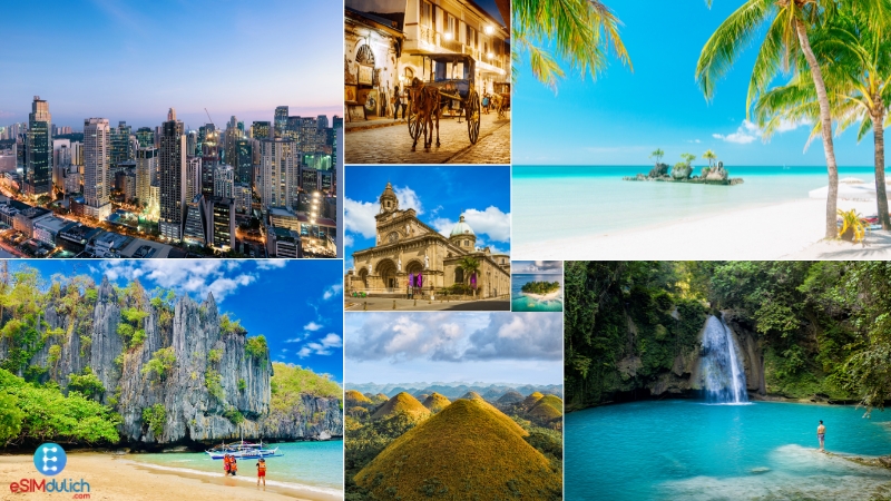 Gợi ý điểm đến nổi tiếng không thể bỏ lỡ tại Philippines từ esimdulich.com