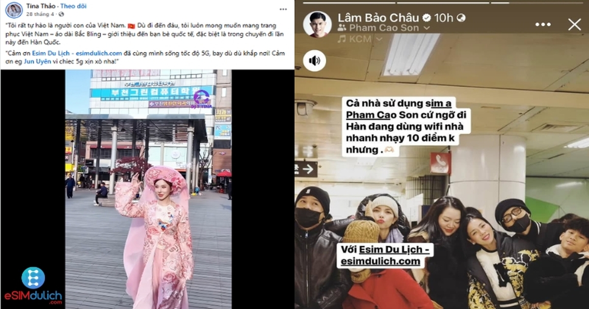 phản hồi từ khách hàng sử dụng, trải nghiệm eSIM du lịch Hàn Quốc