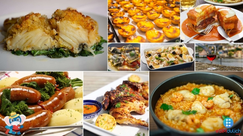 Ẩm thực Bồ Đào Nha Đặc sản nên thử tổng hợp gợi ý từ esimdulich.com