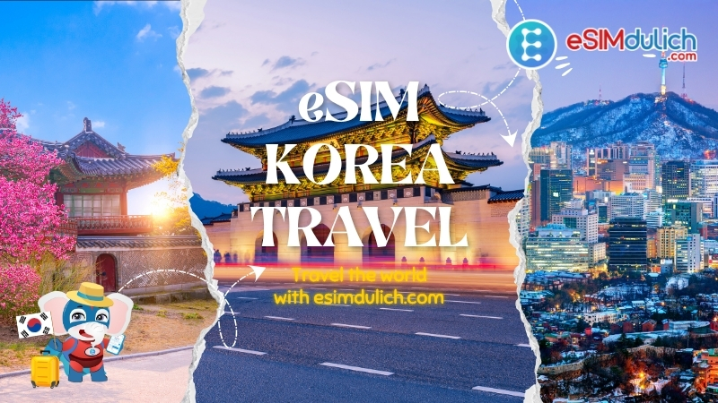 eSIM du lịch Hàn Quốc 5 ngày 