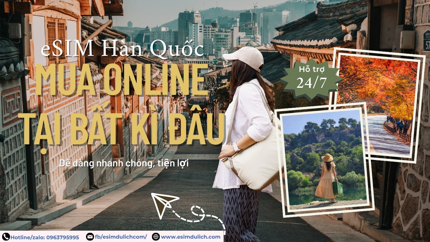 eSIM du lịch Hàn Quốc