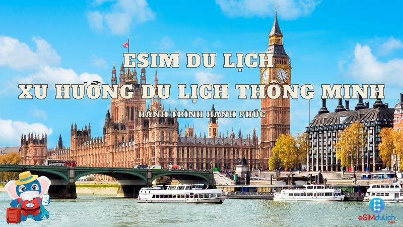 eSIM du lịch Anh xu hướng du lịch 