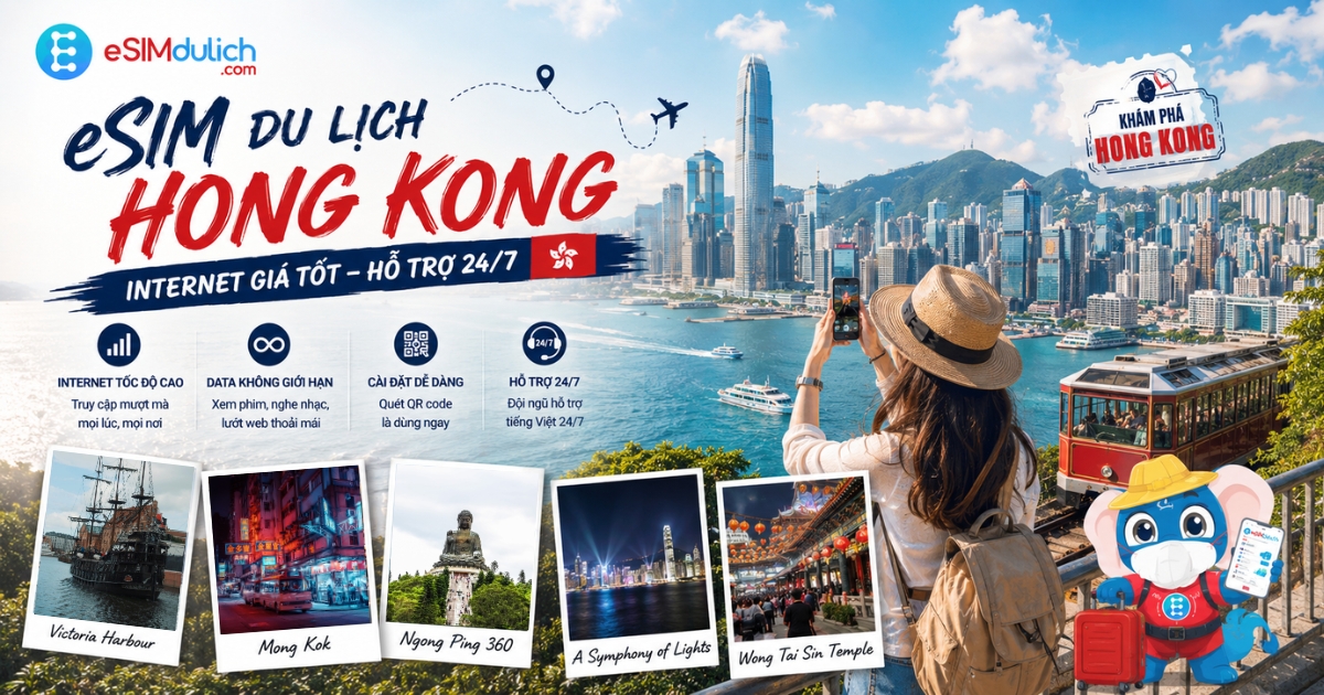 eSIM du lịch HongKong