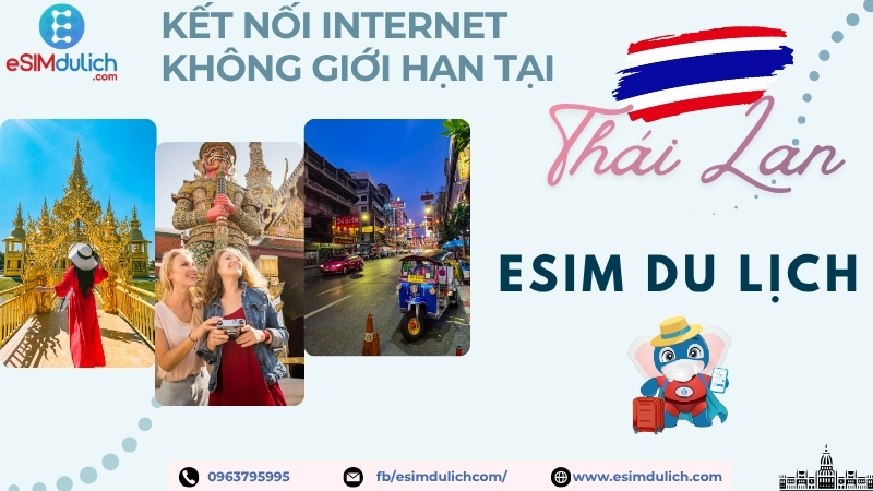 eSIM du lịch Thái Lan cài đặt nhanh bằng QR code