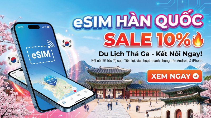 eSIM Hàn Quốc