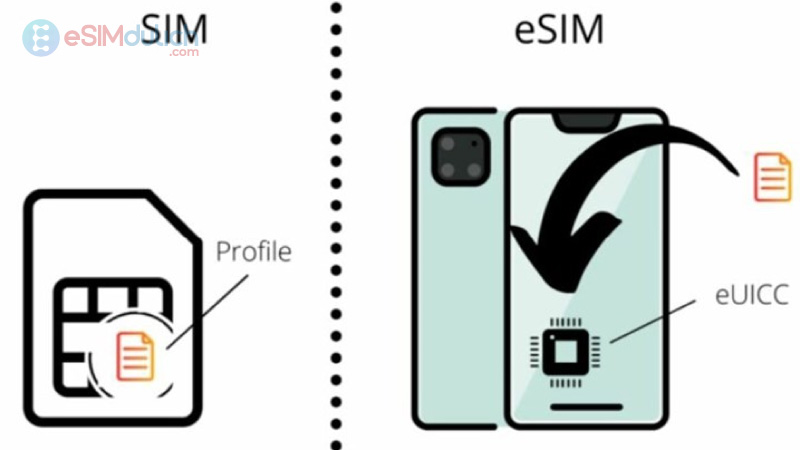 esim là gì, sim vật lý là gì