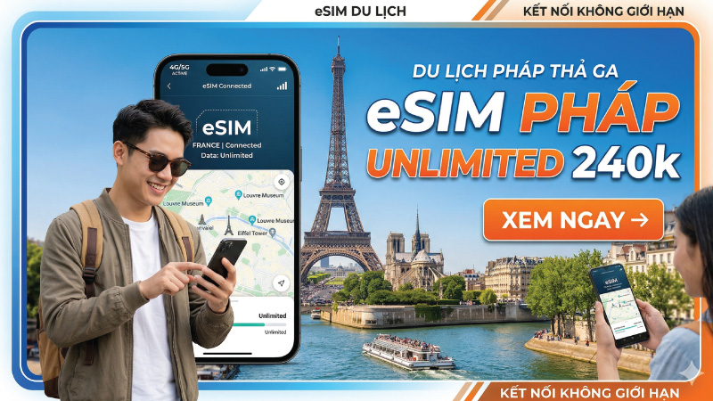 eSIM Pháp