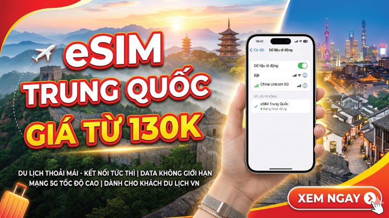 eSIM Trung Quốc