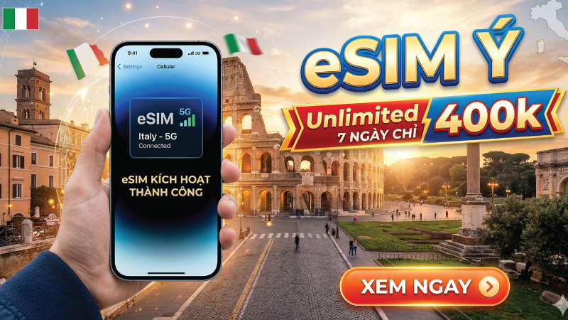 eSIM Ý - Italia