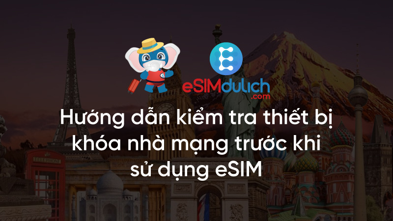 Hướng dẫn kiểm tra thiết bị khóa nhà mạng trước khi sử dụng eSIM